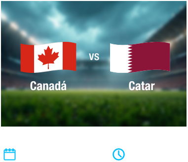 Partido 15 - Canada vs Catar